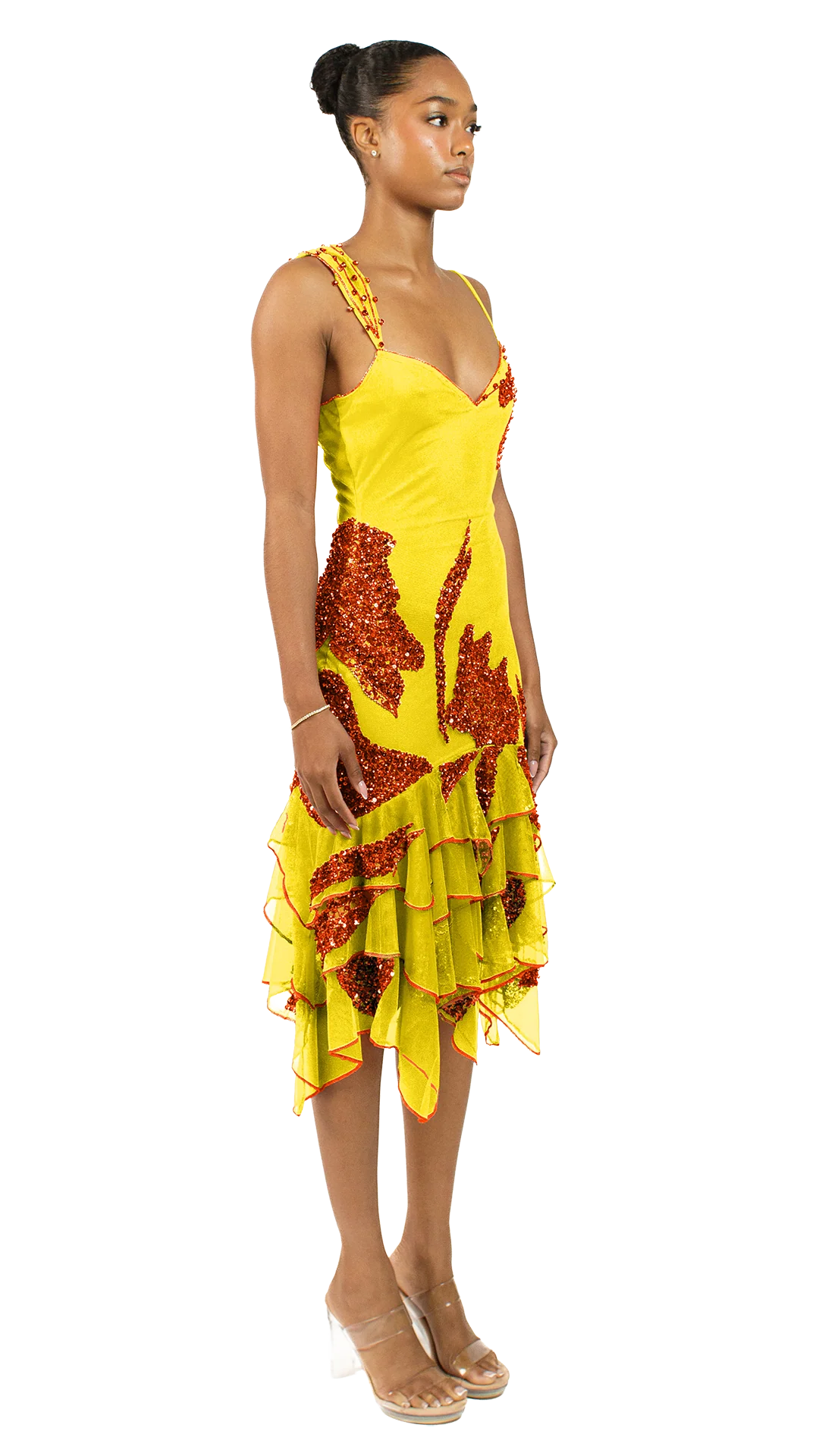Amalfi Yellow Dolce Dress - Image 7