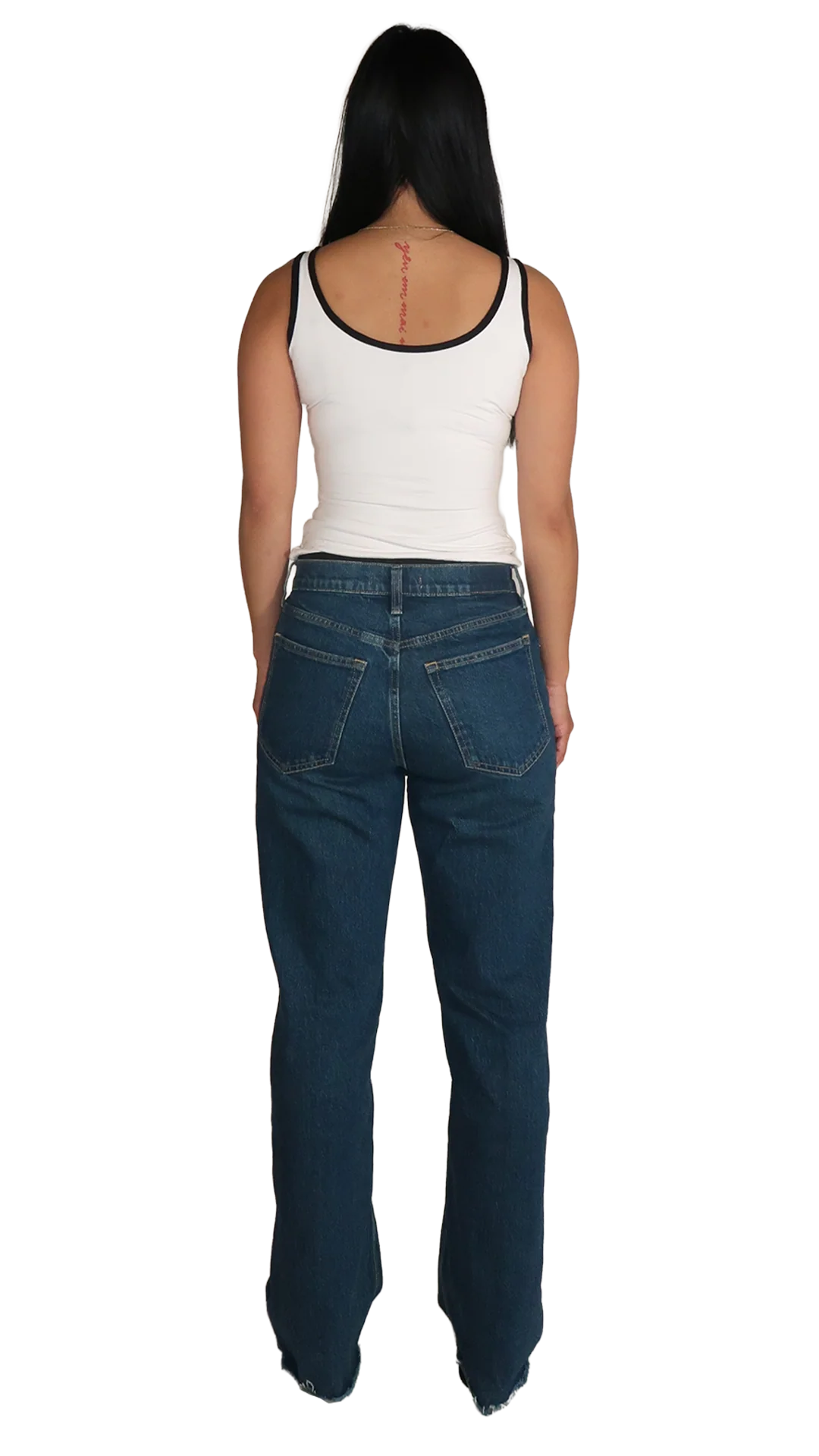 WHITE/BLACK #nadigirl TANK TOP - Image 10