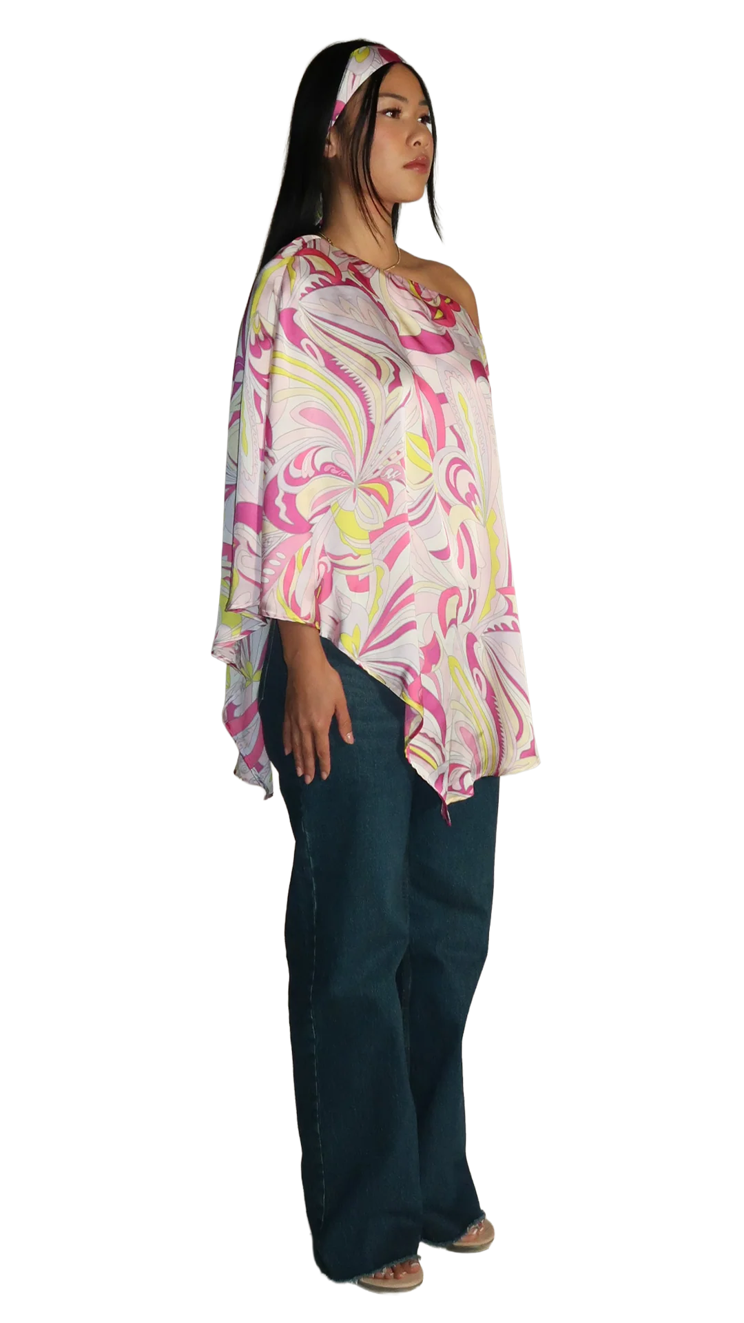 Pink Riviera Poncho & Headband Set - Image 7